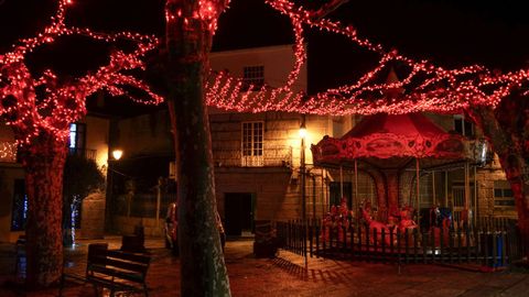 En todos los rincones de Ribadavia se encendi la Navidad