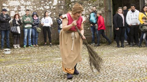 Tero Rodr�guez, no castelo de Vimianzo