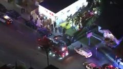 Captura de v�deo en la que se muestra el lugar del tiroteo