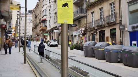 Concordia es una de las calles que cuenta con c�maras de vigilancia de coches