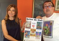 Pizcueta con Rodr�guez, en la presentaci�n del ciclo. 