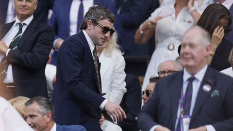 Paul Mescal entre el público en Wimbledon