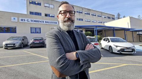David Castro, director del IES Torrente Ballester de Pontevedra