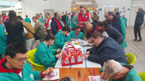 Voluntarios de Coca-Cola en Aspronaga