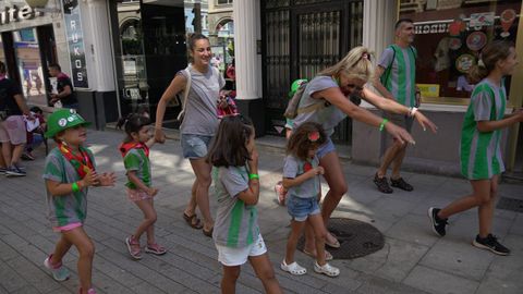 Imgenes del Maratason infantil de la Festa da Dorna de Ribeira