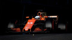 Fernando Alonso durante el Gran Premio de Azerbaiy�n.