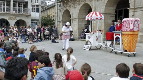 Don Gelati actuar en Guitiriz