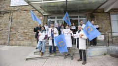 La huelga de m�dicos en atenci�n primaria empez� el 2 de marzo con una concentraci�n en el centro de salud Virxe Peregrina de Pontevedra