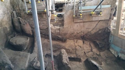 Nuevas excavaciones en la villa de Civita Giuliana, a las afueras de Pompeya.