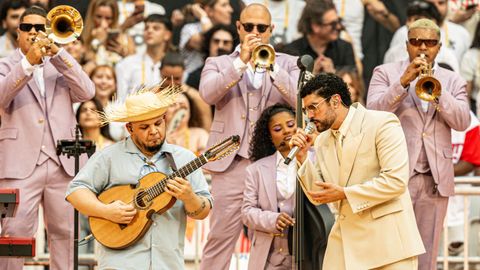 Bad Bunny, en un momento del concierto