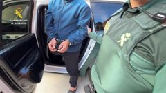 Detenci�n del presunto agresor por parte de la Guardia Civil