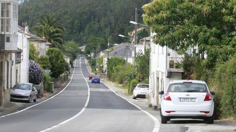 Imagen de la LU-540, Viveiro-Cabreiros, a la altura de Landrove