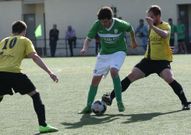 Coristanco y Ameixenda jugaron un emocionante partido. 