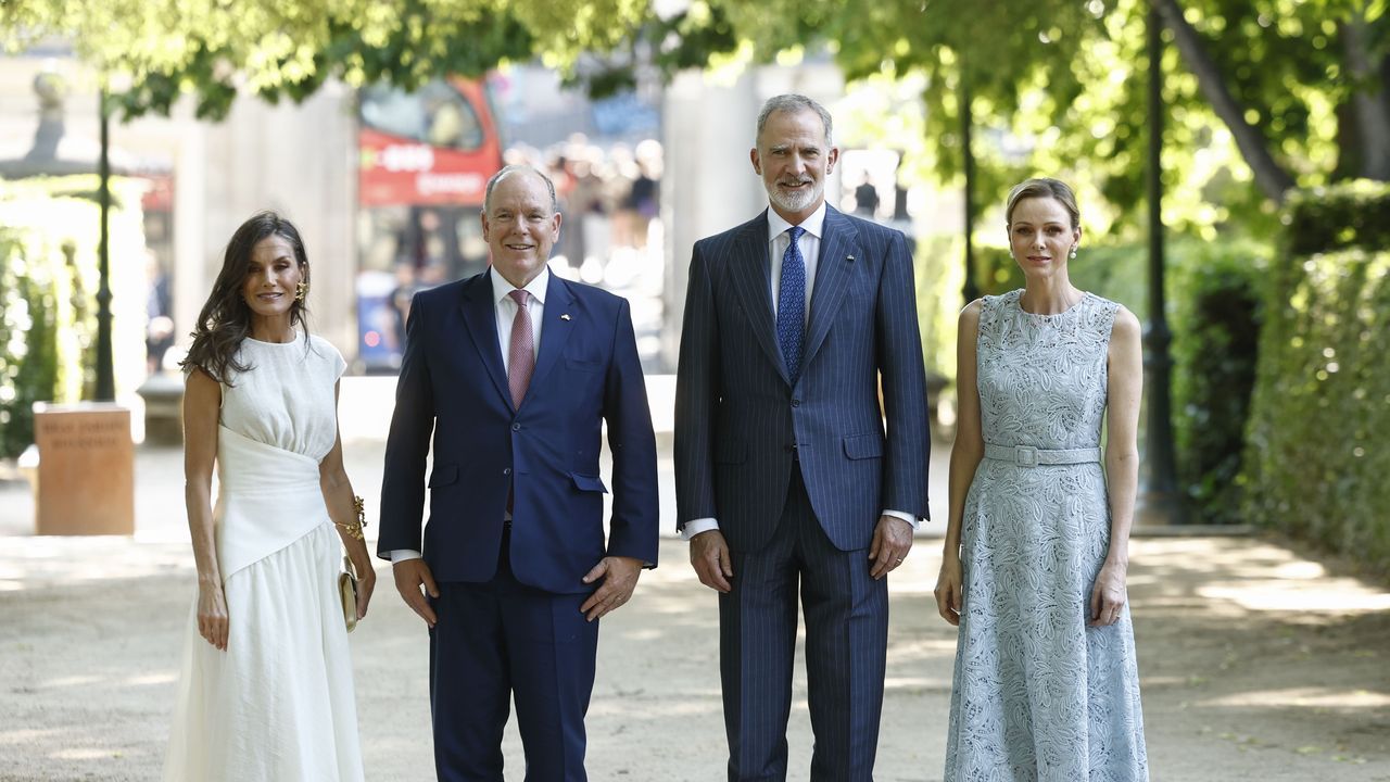 La reina Letizia y la princesa Charlène de Mónaco protagonizan un histórico encuentro en Madrid