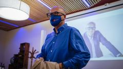 Baltar detall� sus planes de futuro durante un desayuno con representantes de los medios de comunicaci�n.