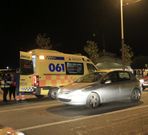 El 061 acudi� para dar la primera asistencia a la herida. 