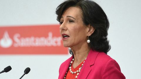 Ana Botn, presidenta del Banco Santander, en una imagen de archivo