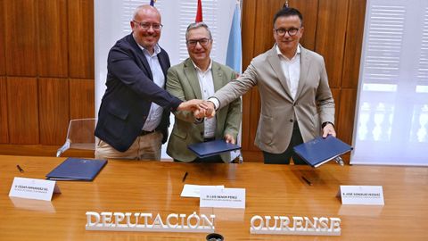 C�sar Fern�ndez, Luis Menor y Jos� Gonz�lez V�zquez.
