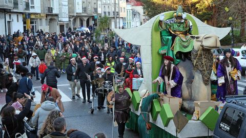 Cabalgata de Reyes en A Pobra.