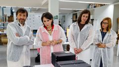 La conselleira de Econom�a e Industria, Mar�a Jes�s Lorenzana, visit� las instalaciones de la empresa Centum