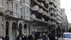 El boleto se sell en las galeras Viacambre, en la calle del Paseo de Ourense