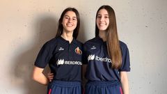 Carla Sesar y Tomasa Franco, deportistas del Natural Sport con la seleccin espaola.