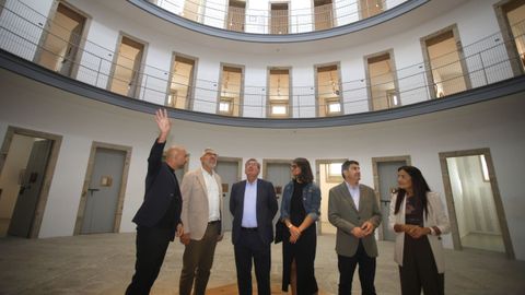 El secretario de Estado de Memoria Democr�tica, Fernando Mart�nez, visit� O Vello C�rcere.