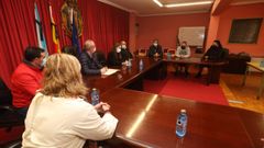 Imagen de archivo de un pleno en Laxe