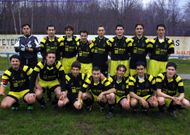 Plantilla del CD Incio, en febrero del 2003, en su primera etapa en la competici�n liguera. 