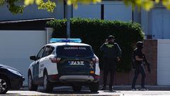 Miembros de la Guardia Civil, durante el dispositivo montado el pasado dia 1.