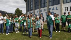 Los aficionados celebraron el d�a del centenario del Racing