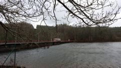 Embalse de As Forcadas, en Valdovi�o, del que sale el agua que abastece la tra�da que gestiona Ferrol.