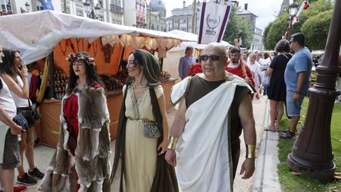 El ambiente que recoge la poca romana est plenamente presente en el Arde Lucus