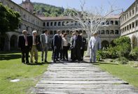El encuentro anual de la emigraci�n gallega se celebr� en el monasterio de Santo Estevo. 