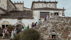 Visita del pasado domingo en Alfoz de Castrodouro, al Pazo de Carrocide
