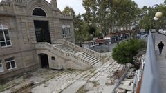 La Plaza de Abastos N�mero Uno, pendiente de obras complementarias tras finalizar la rehabilitaci�n del edificio hist�rico.