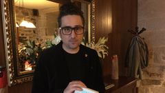 Patricio Pron, en Santiago en el a�o 2016