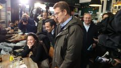 Alberto N��ez Feijoo, en Ferrol, con el alcalde Jos� Manuel Rey Varela, y Miguel Tellado