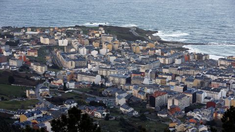 Vista parcial del municipio de Burela