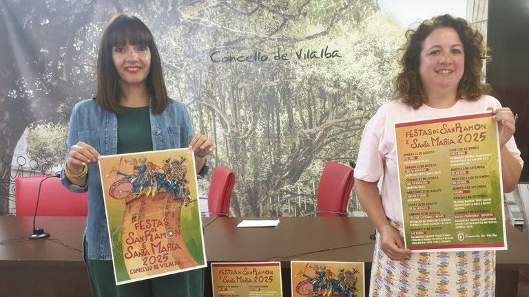 Rouco y Gonzlez, de izquierda a derecha, anunciaron que en prximas semanas se informara de ms actos del programa festivo