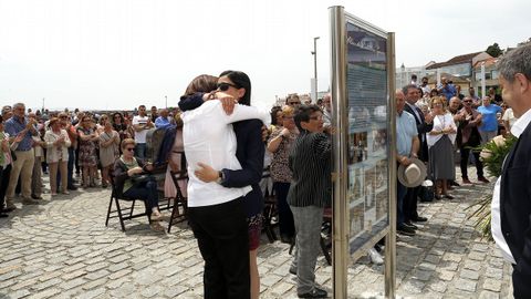 ACTO DEL HOMENAJE A PLACIDO BETANZOS EN EL QUE BAUTIZOCON SU NOMBRE EL PASEO MARITIMO DE PALMEIRA