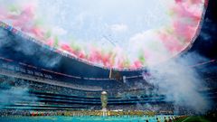 El Estadio Azteca vivi� una espectacular ceremonia inaugural.