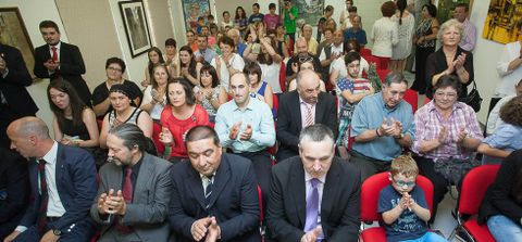 Los actos, celebrados en la Casa da Cultura, contaron con una numerosa asistencia de pblico.