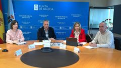 Bel�n Su�rez, Antoio G�mez Caama�o, M�nica Rodr�guez y Miguel �ngel P�rez