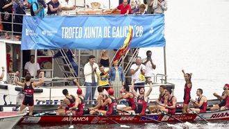 La regata de la Liga A de Trai&ntilde;eiras disputada en Cesantes, en im&aacute;genes