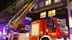 Imagen de archivo de un rescate de los bomberos en Vigo 