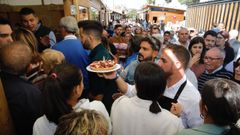 El ajetreo de las casetas, donde la raci�n de pulpo se servir� a 12 euros, regresar� tras dos a�os de ausencia