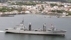 Imagen de archivo del Pati�o navegando por la r�a de Ferrol. 