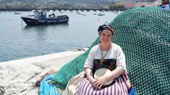 Natalia Mart�nez, directora y profesora de baile de Orballo, en una foto realizada en el muelle eum�s
