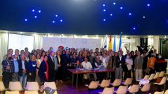 Imagen de archivo de la constituci�n de la nueva Casa de Galicia centro hist�rico y cultural